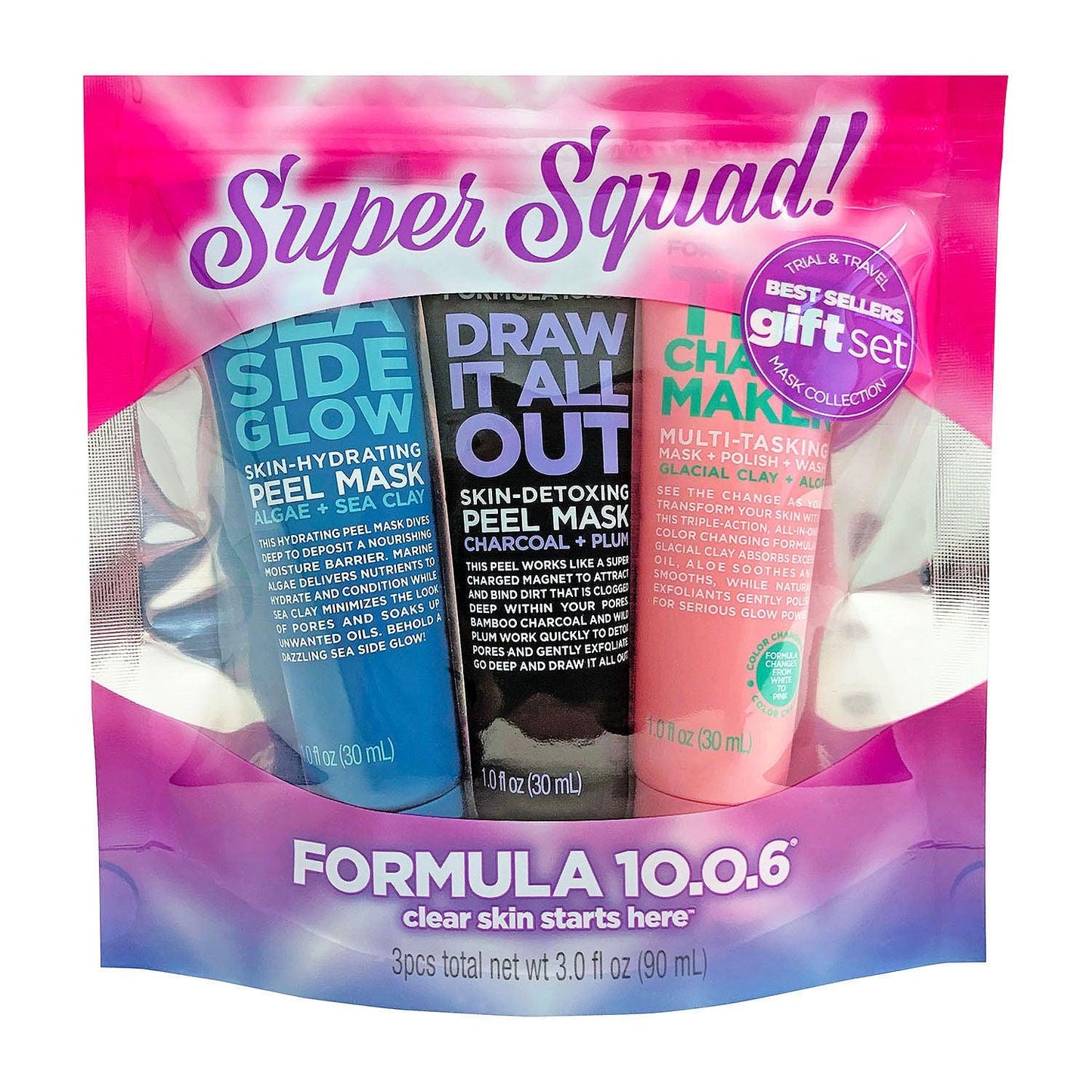 Formula 1006 Super Squad 3-Piece Mini Face Wash Set