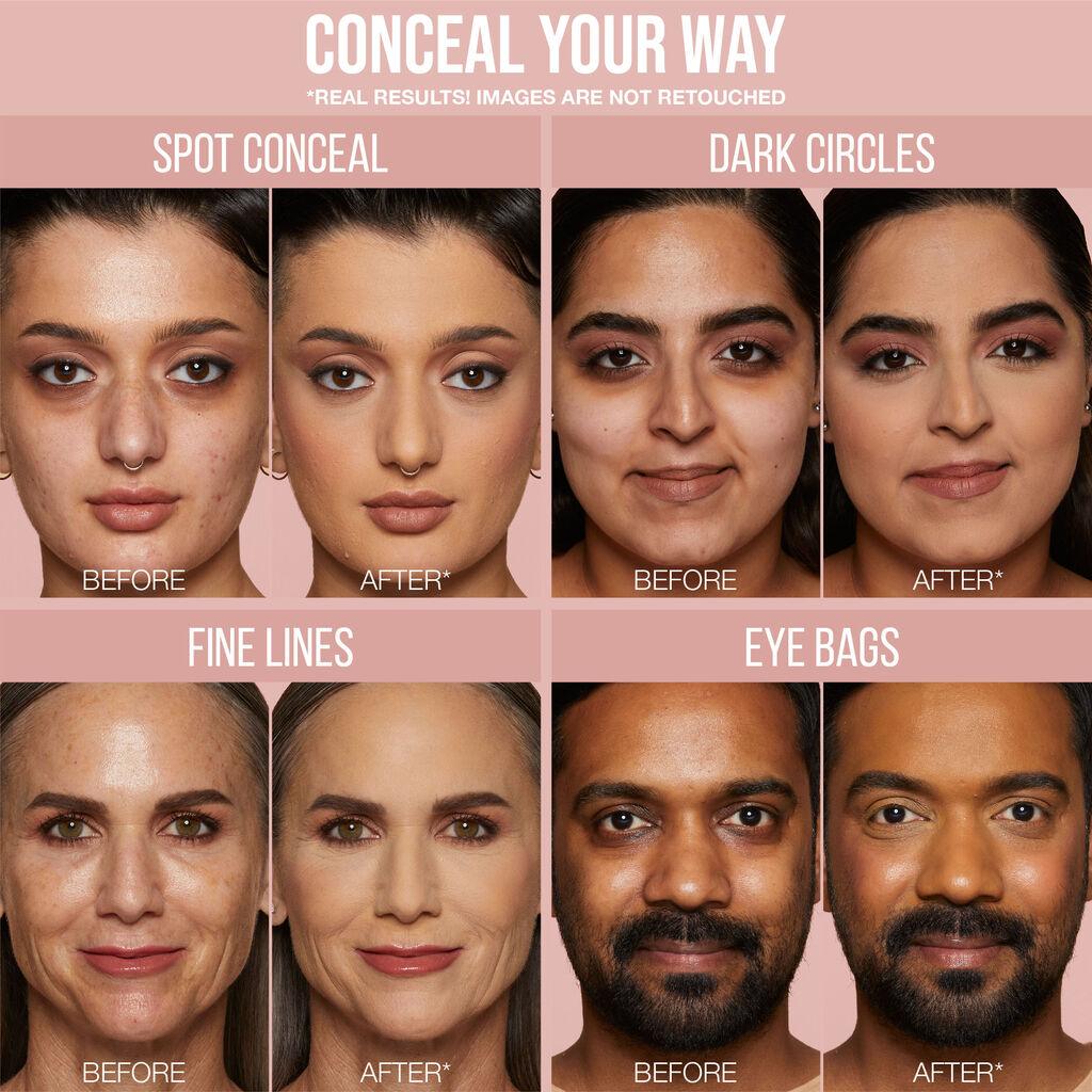 Huda Beauty #Fauxfilter Luminous Matte Buildable Coverage Crease Proof Concealer (Whipped Cream)