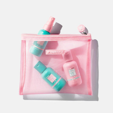 Hairburst Pink Mesh Bag