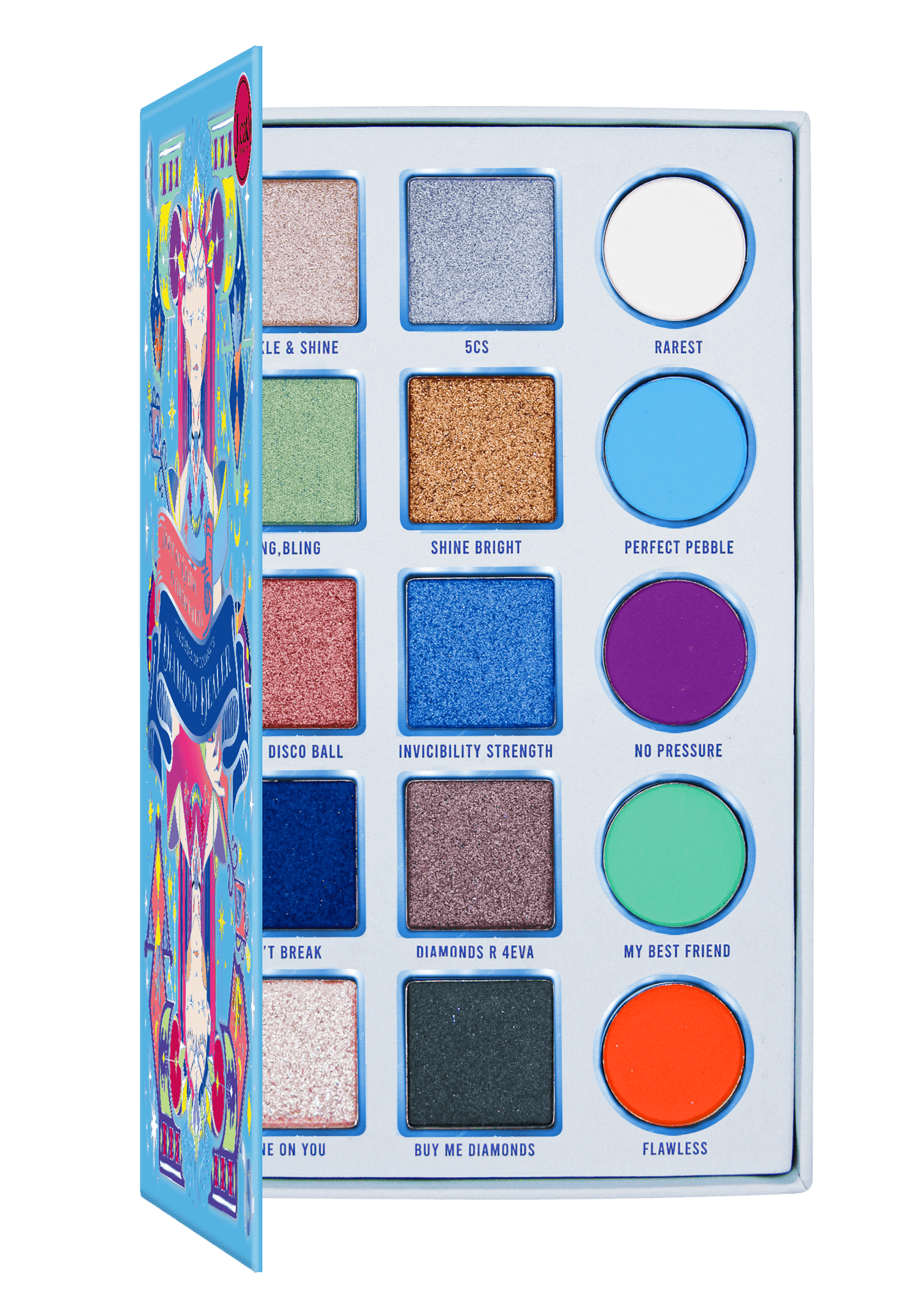 J.Cat Beauty Beauty House Of Queens 15 Color Palette - Hqp104