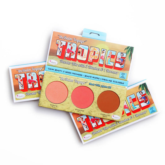 The Balm Tropics Powder Trio - Model Roz X Thebalm