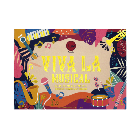 J.Cat Beauty Viva La 24 Color Pigment Palette - Viva La Musical Vlp102