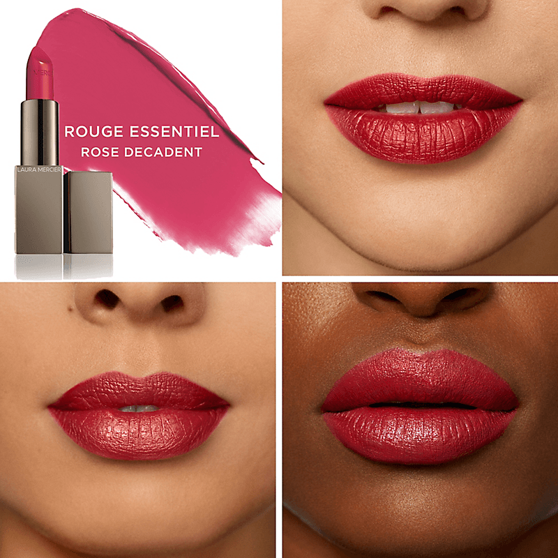 Laura Mercier Rouge Essentiel Cream Lipstick (Rose Decadent)