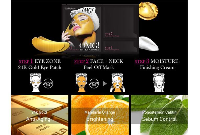 O.M.G! 3 In 1 Kit Peel Off Mask
