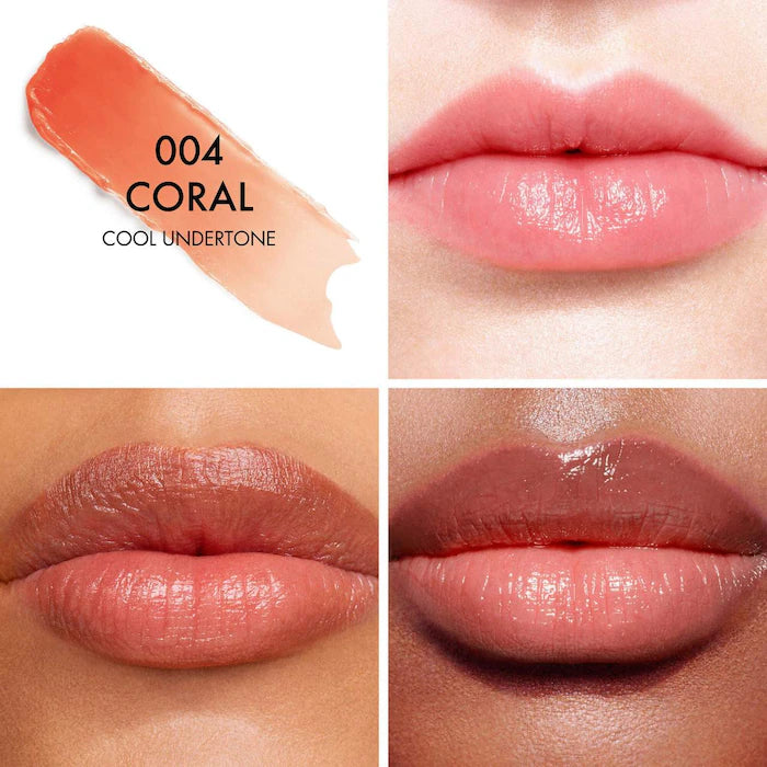 CHRISTIAN DIOR LIP GLOW LIP BALM HYDRATION ( 004 CORAL)