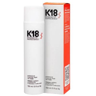 K18 BIOMIMETIC HAIRSCIENCE  PROFESSIONAL MOLECULAR REPAIR HAIR MASK 150ML