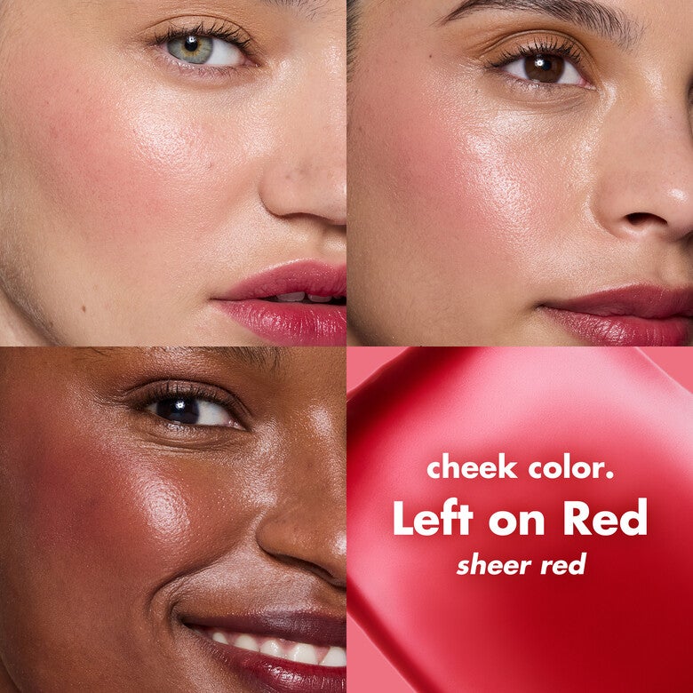 E.L.F COSMETICS SHEER FOR IT BLUSH TINT FOR LIPS AND CHEEKS (LEFT ON RED)