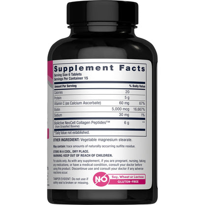 NEOCELL GRASSFED COLLAGEN PEPTIDES VITAMIN C AND BIOTIN