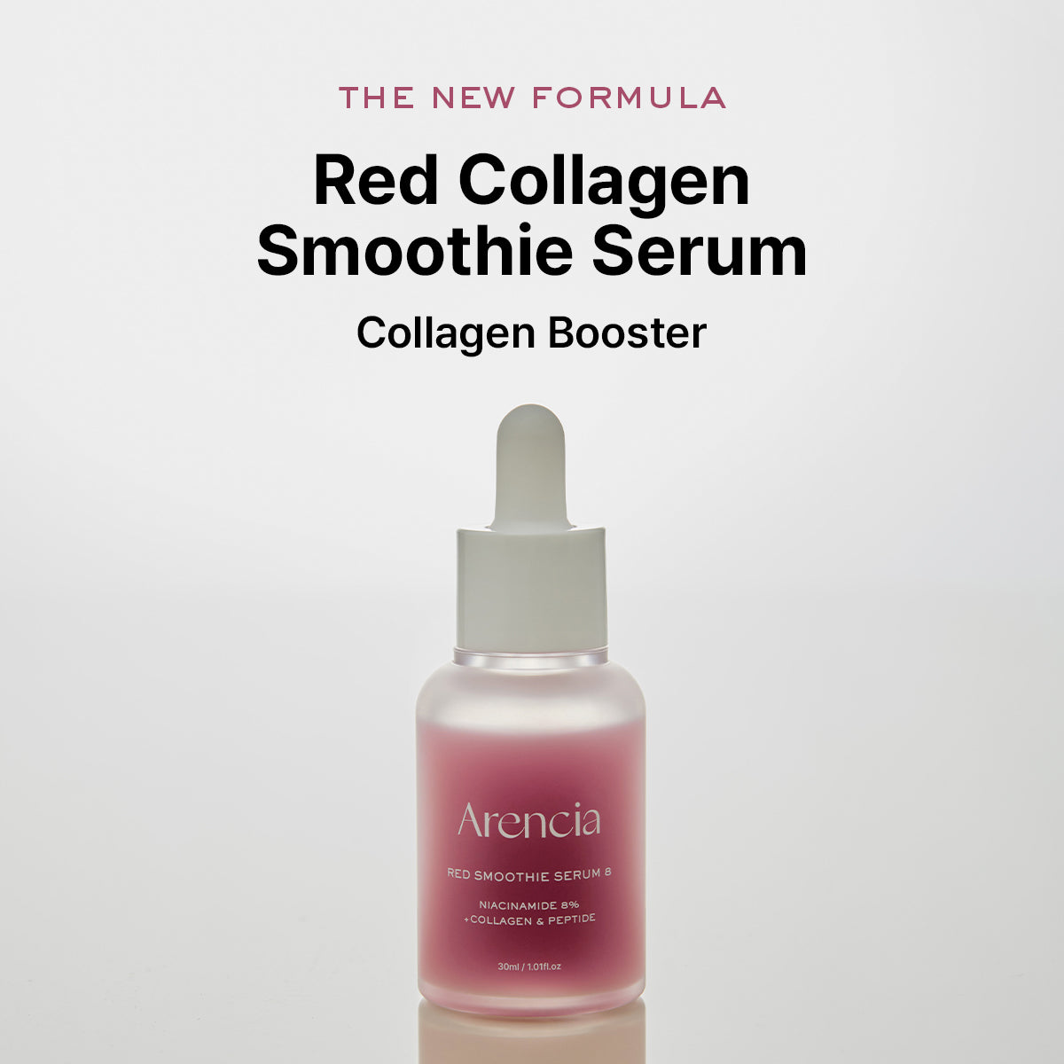 ARENCIA RED SMOOTHIE SERUM 8 NIACINIMIDE 8% + COLLAGEN + PEPTIDE