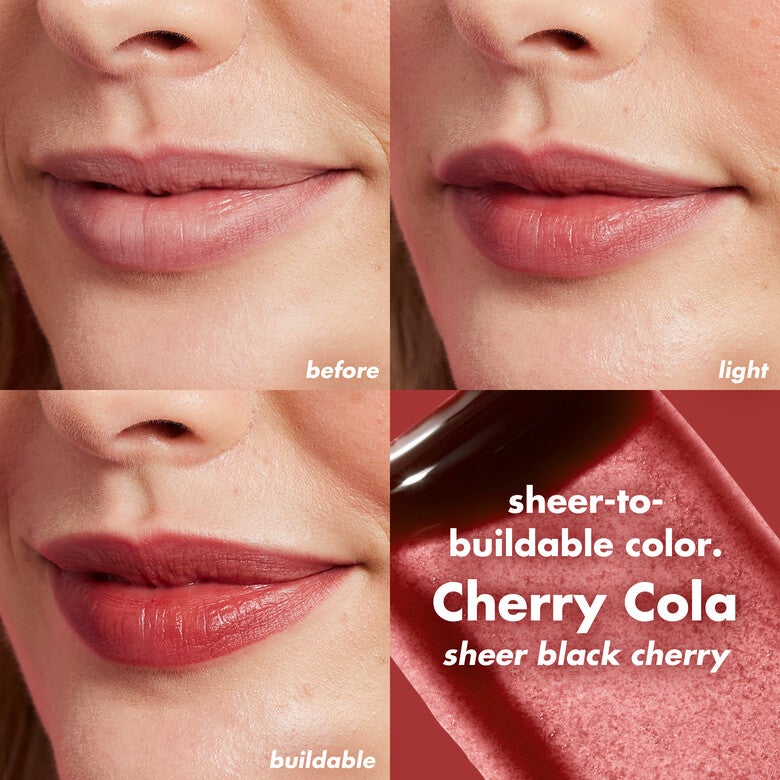 E.L.F COSMETICS SHEER FOR IT BLUSH TINT FOR LIPS AND CHEEKS (CHERRY COLA)