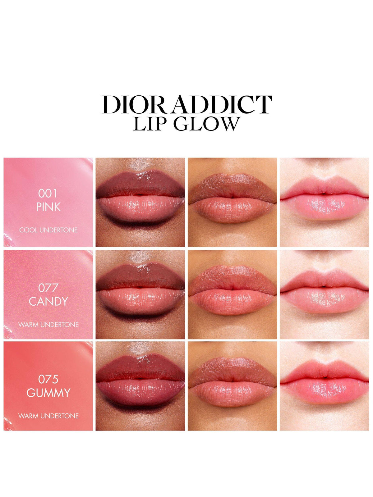 CHRISTIAN DIOR LIP GLOW LIP BALM HYDRATION ( 001 PINK)