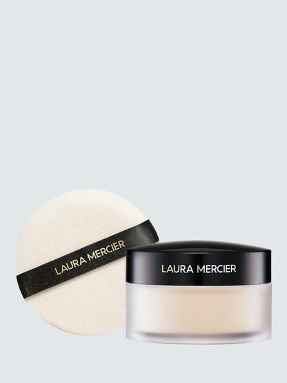 LAURA MERCIER SETTING POWDER + ROND PUFF (TRANSLUCENT)