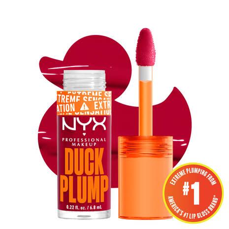 Nyx Professional Makeup  Duck Plump High Pigment Plumping Lip Gloss (14  HALL OF FLAME)