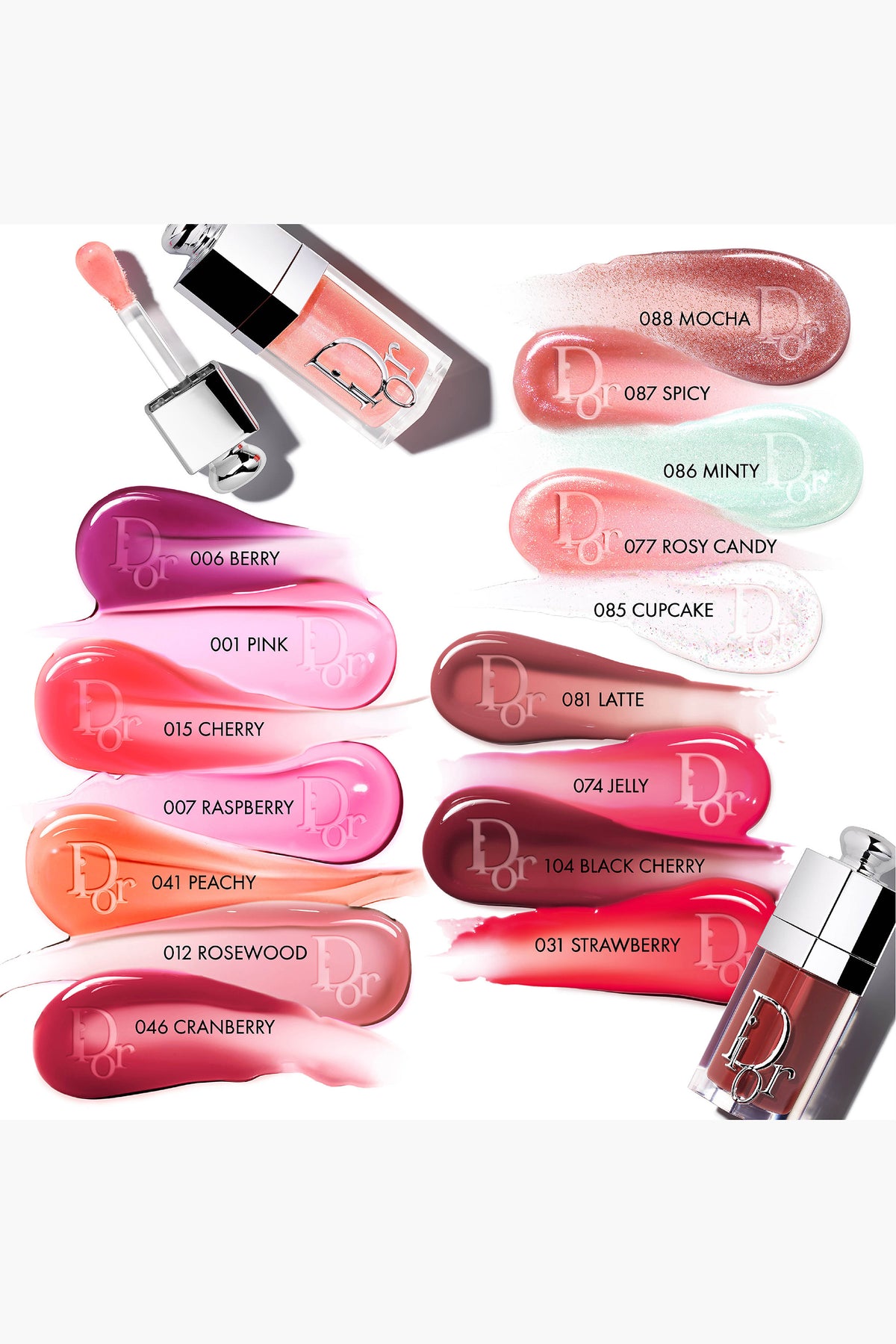 CHRISTIAN DIOR ADDICT LIP GLOW OIL HYDRATING LIP OIL HIGH SHINE GLOSS (104 black cherry glaze)