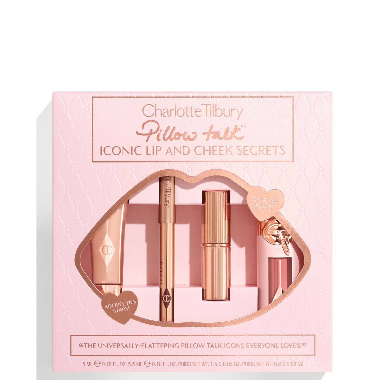 CHARLOTTE TILBURY PILLOW TALK ICONIC LIP AND CHEEK SECRETS