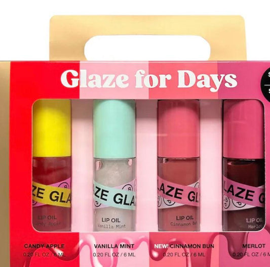 Innbeauty Project Glaze For Days 4-Piece Lip Oil Set