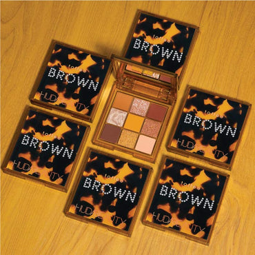 HUDA BEAUTY EYESHADOW PALETTE BROWN OBSESSIONS