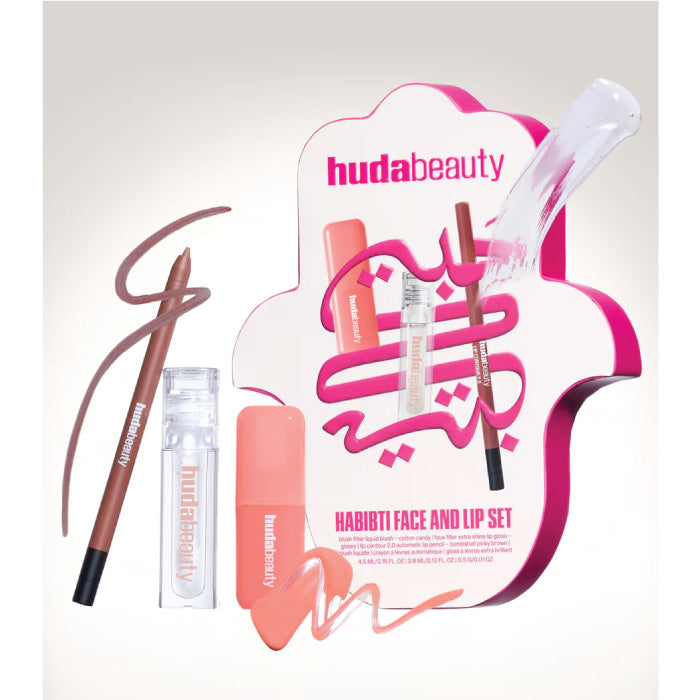 HUDA BEAUTY HABIBTI FACE AND LIP KIT