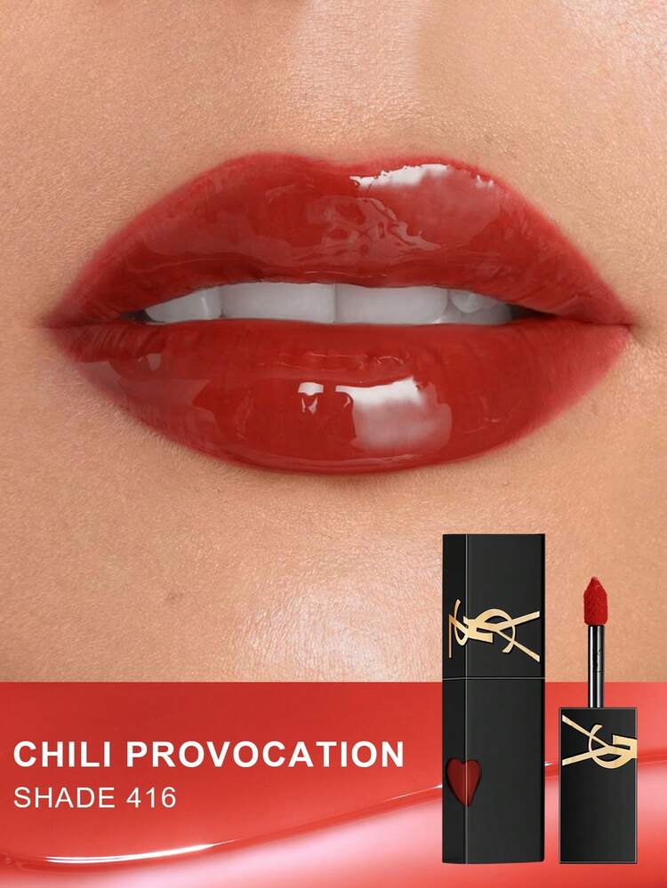YVES SAINT LAURENT THEINKS VINYL CREAM (416 CHILI PROVOCATION)