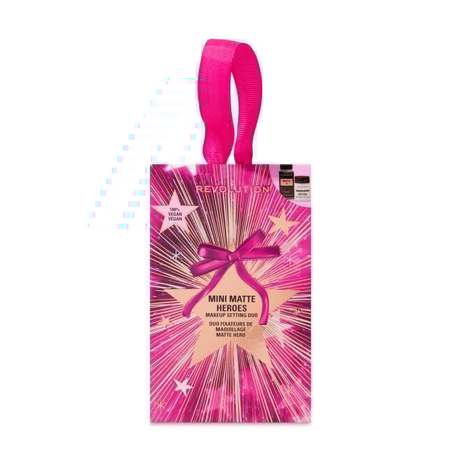 REVOLUTION MINI MATTE HEREOS MAKEUP SETTING DUO (POWDER TRANSLUCENT)