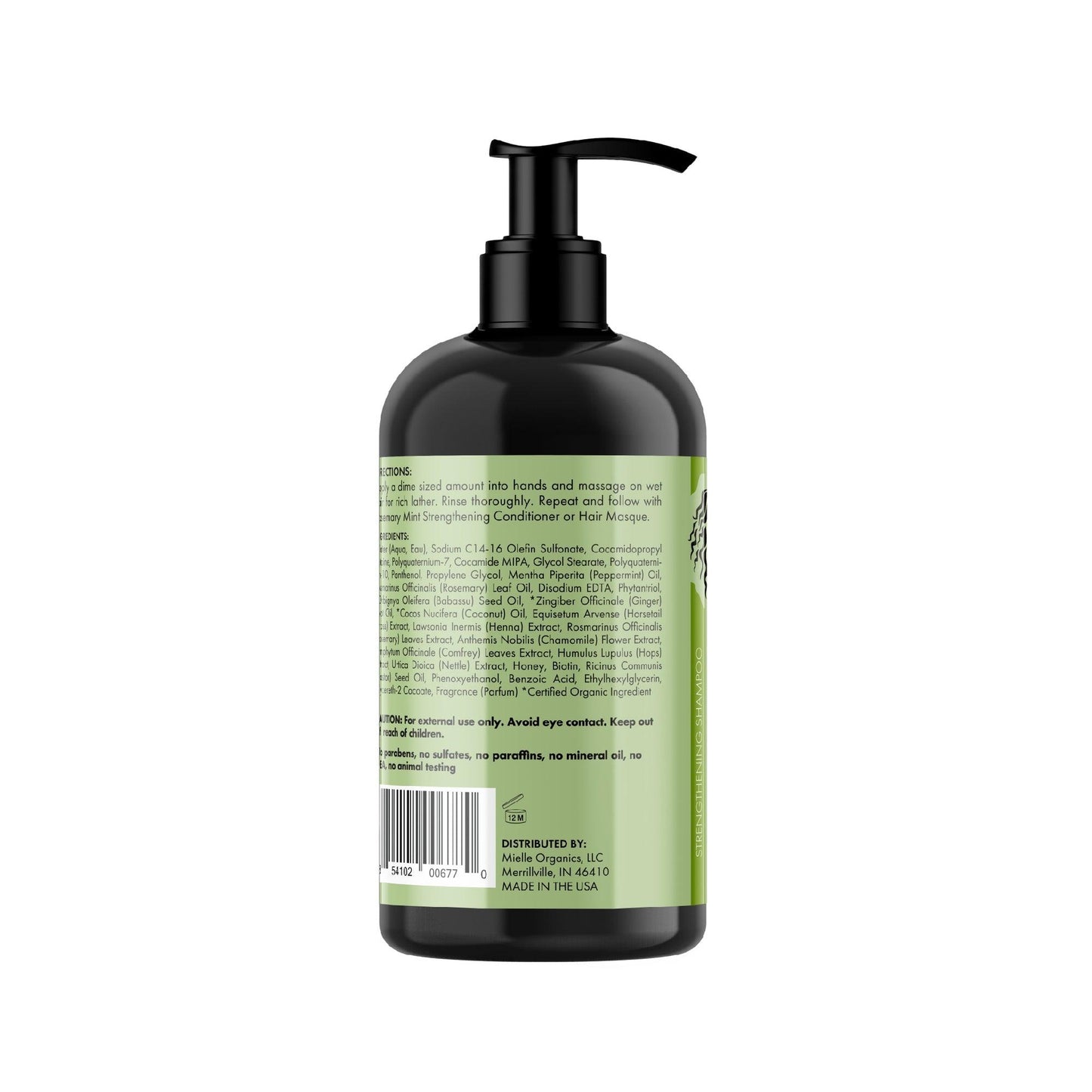 Mielle Rosemary Mint Strengthening Shampoo (355 Ml)