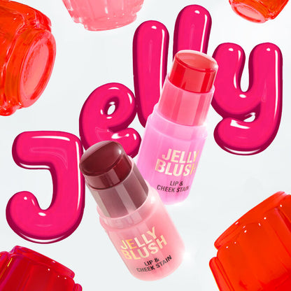 REVOLUTION JELLY BLUSH STICK LIP AND CHEEK STAIN (PEACH)