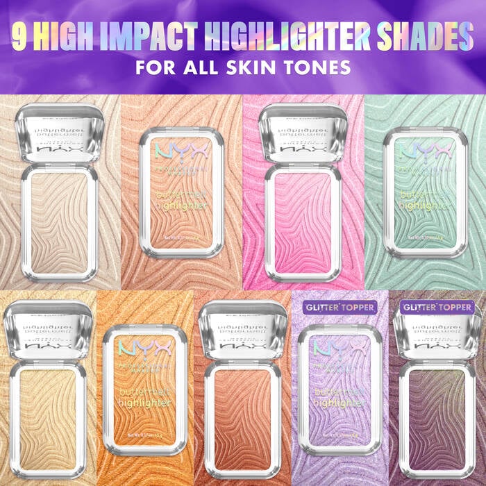 NYX PROFESSIONAL MAKEUP (1- BUTTA HOLOGRAPHIC LAVENDER)