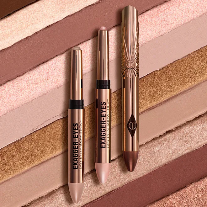 CHARLOTTE EXAGGER-EYES EASY EYESHADOW STICK SATIN DIAMONDS (BALLET QUARTZ)