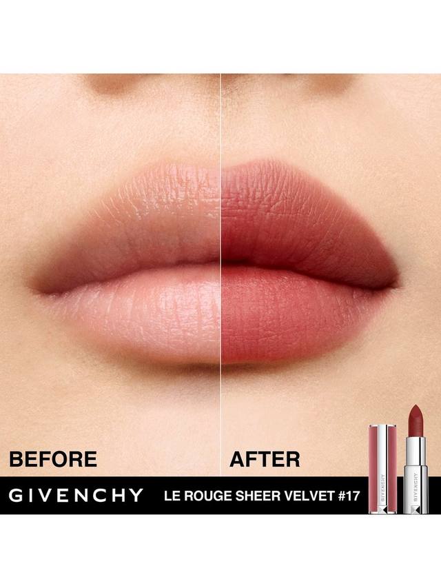 GIVENCHY LE ROUGE SHEER VELVET 17 ROUGE ERABLE