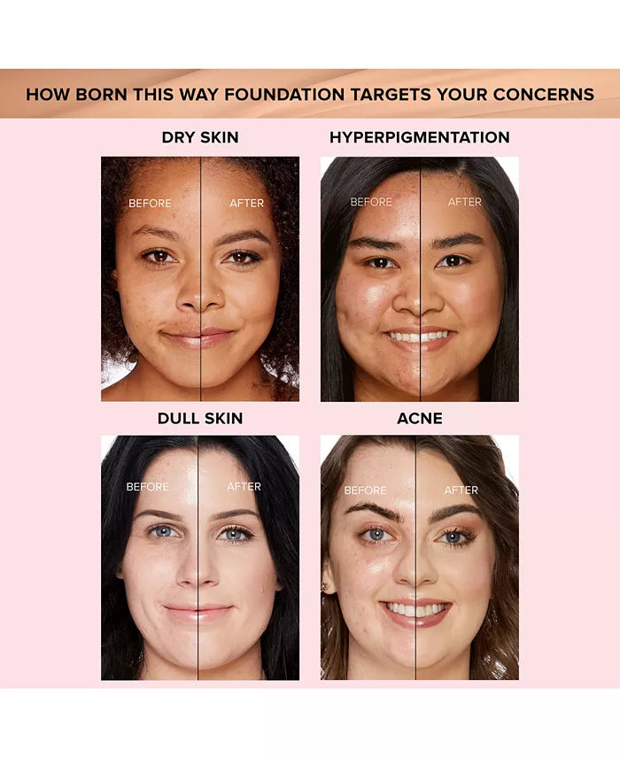 TOO FACED BORN THIS WAY FLAWLESS COVERAGE NATURAL FINISH  FOUNDATION (WARM NUDE)