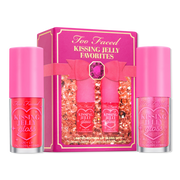 Too Faced Kissing Jelly Lip Oil Gloss: Perfect Pair Set (sour watermelon +bubblegum)
