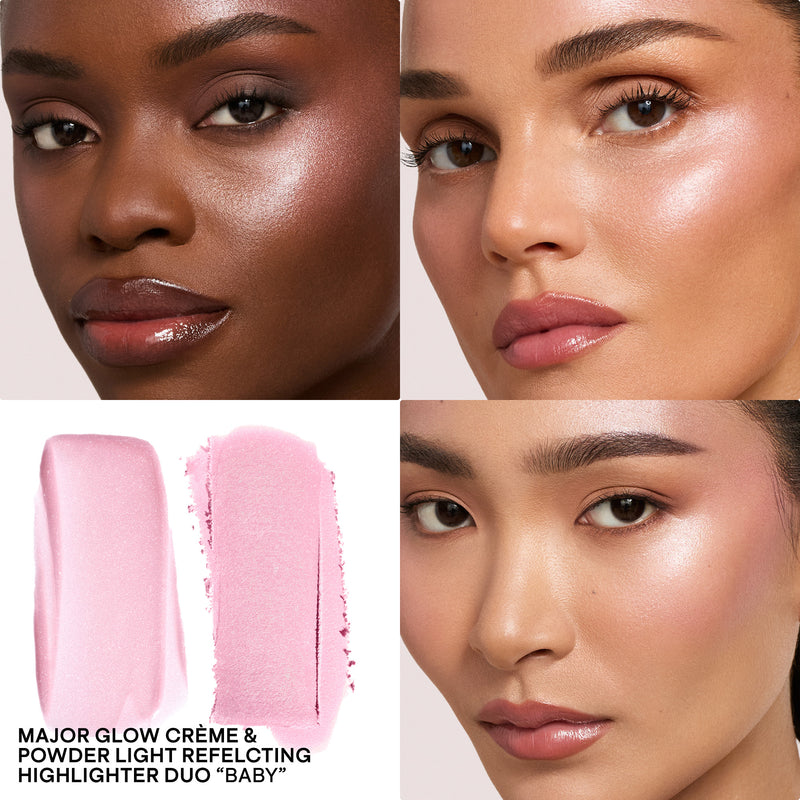 PATRICK TA GLOW CREME & POWDER LIGHT REFLECTING TRANSLUCENT HIGHLIGHTER DUO (BABY)