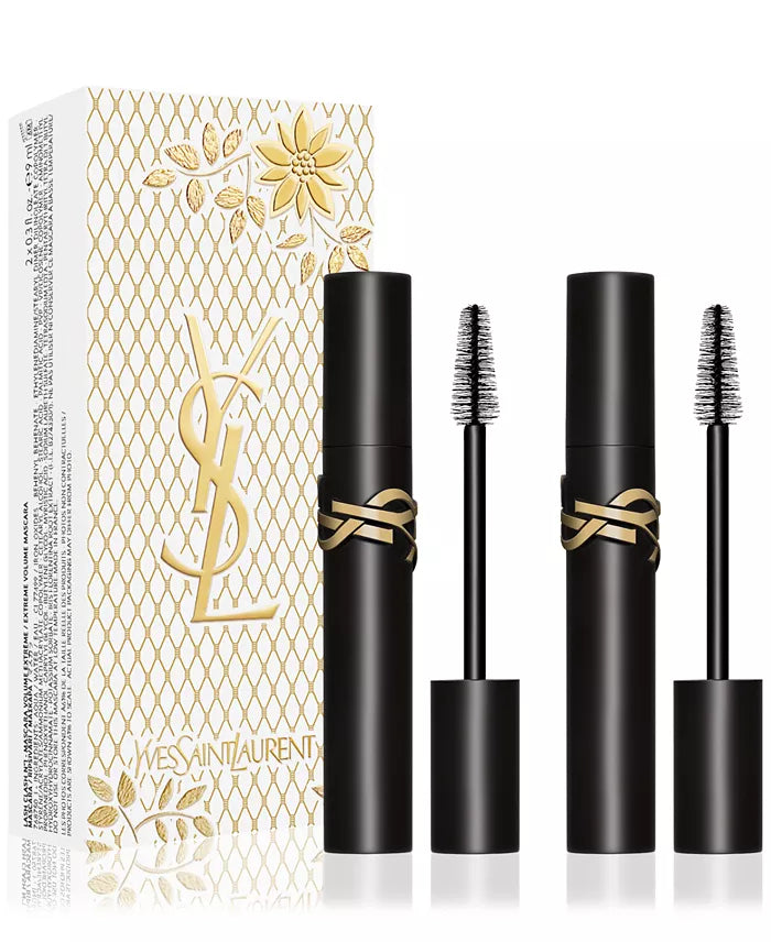 YVES SAINT LAURENT 2 PIECES MASCARA BALCK LIMITED EDITION