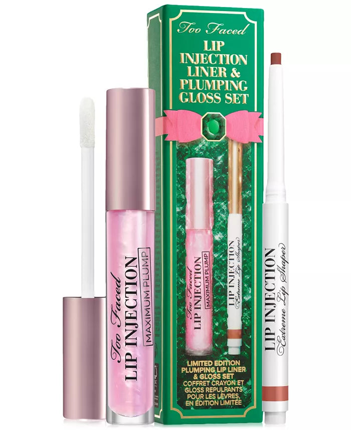 Too Faced 2-Pc. Lip Injection Liner & Plumping Gloss Set