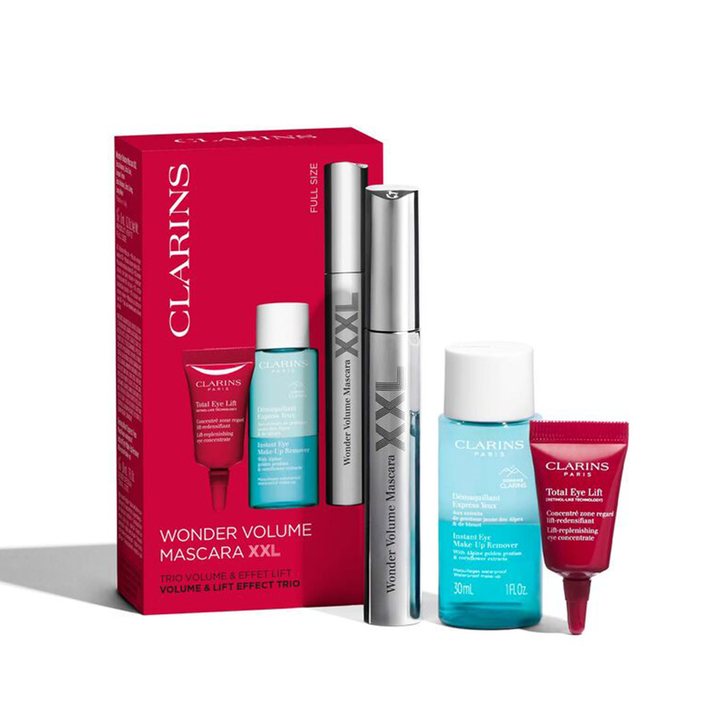 CLARINS WONDER VOLUME MASCARA XXL TRIO VOLUME & EFFECT LIFT