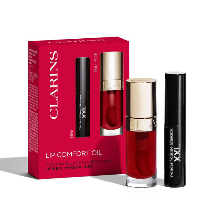 CLARINS LIP COMFORT OIL LIP & EYE MAKEUP - DUO