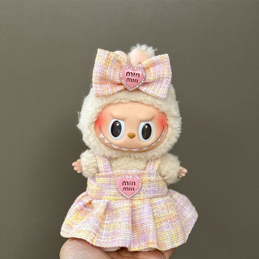 LABUBU CLOTHES AS PICTURE PINK MIUMIU