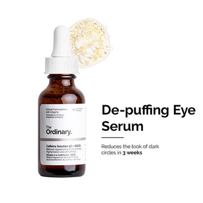 THE ORDINARY CAFFEINE 5% + EGCG DEPUFFING EYE SERUM