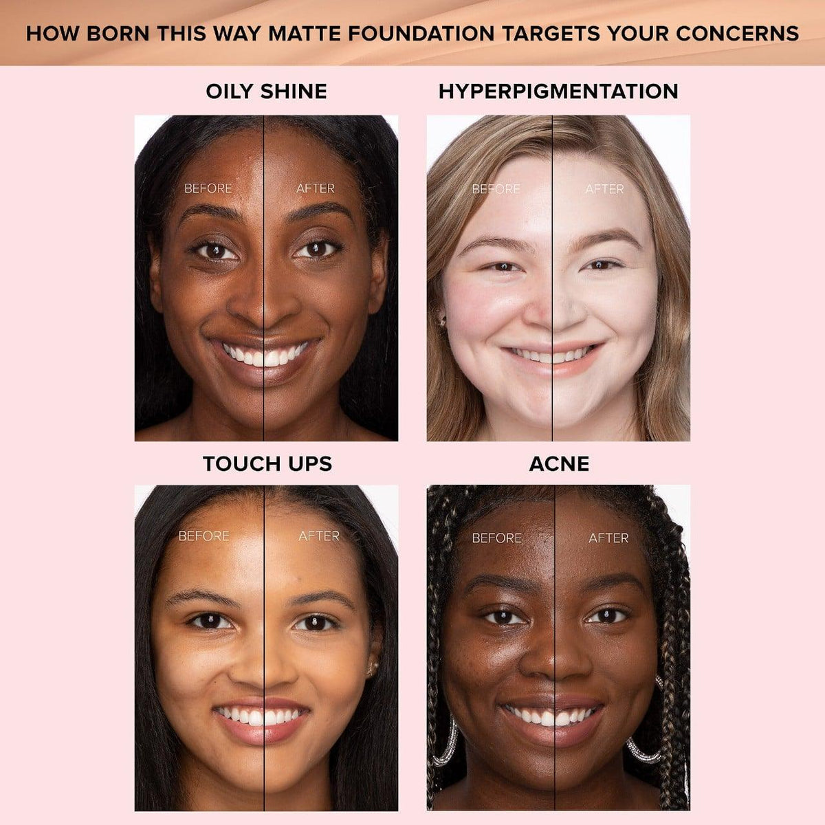 Too Faced Born This Way Matte 24 Hour Foundation  (Light Beige)