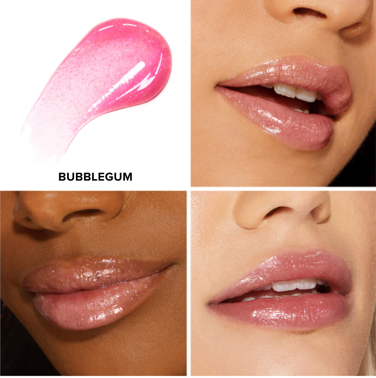 Too Faced Kissing Jelly Lip Oil Gloss: Perfect Pair Set (bubblegum +black cherry)