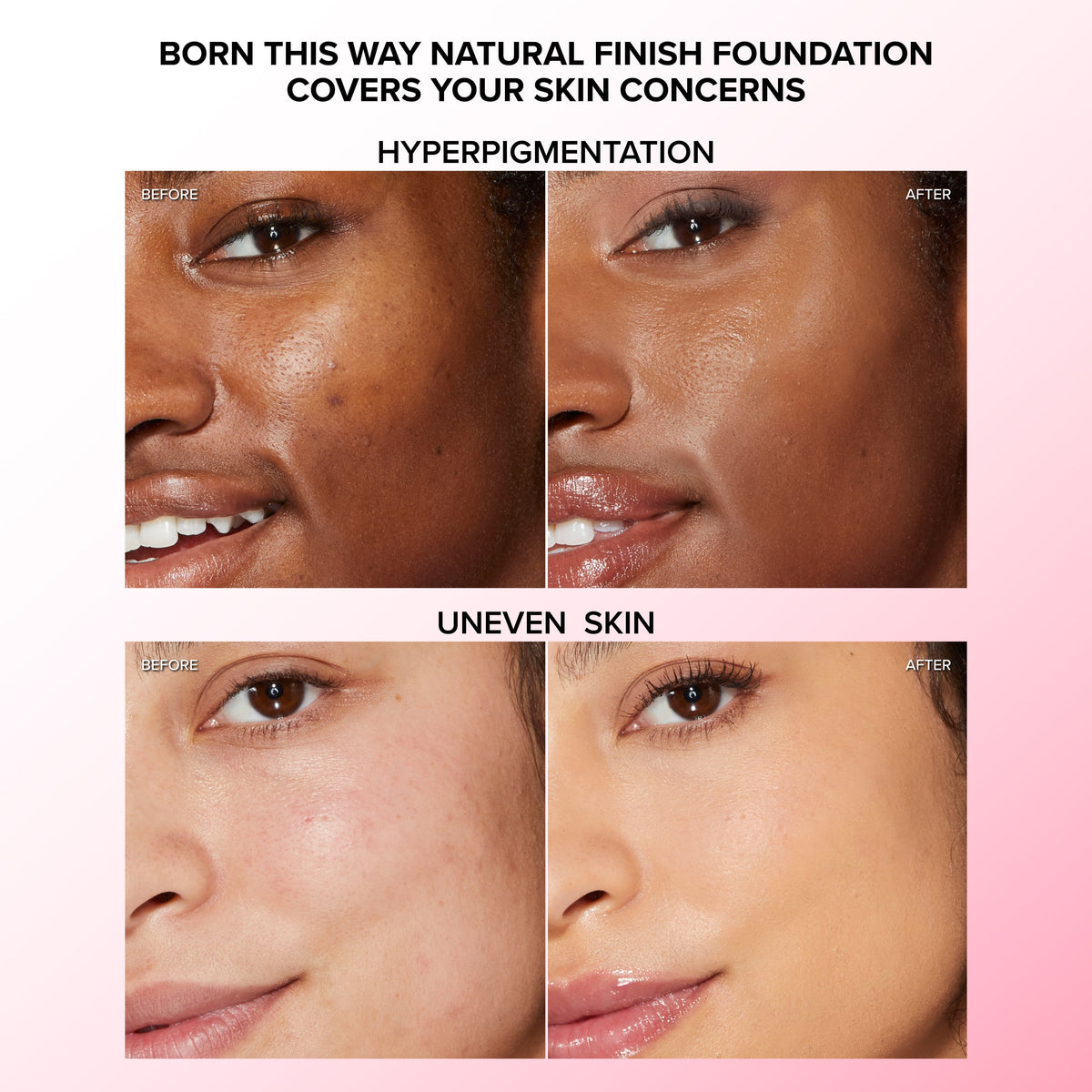 TOO FACED BORN THIS WAY UNDETECTABLE MEDIUM TO FULL COVERAGE FOUNDATION (NUDE)