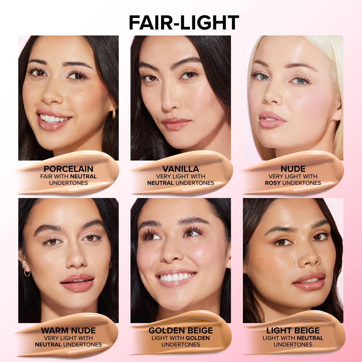 TOO FACED BORN THIS WAY UNDETECTABLE MEDIUM TO FULL COVERAGE FOUNDATION (NUDE)
