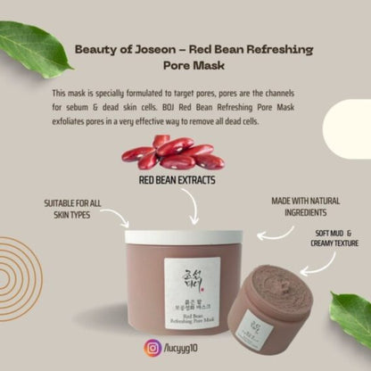 Beauty of Joseon Red Bean Refreshing Pore Mask 140ml