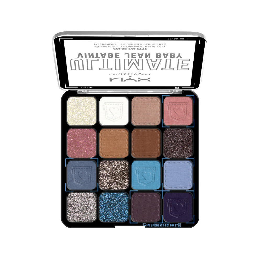 NYX ULTIMATE VINTAGE JEAN BABY EYESHADOW PALETTE