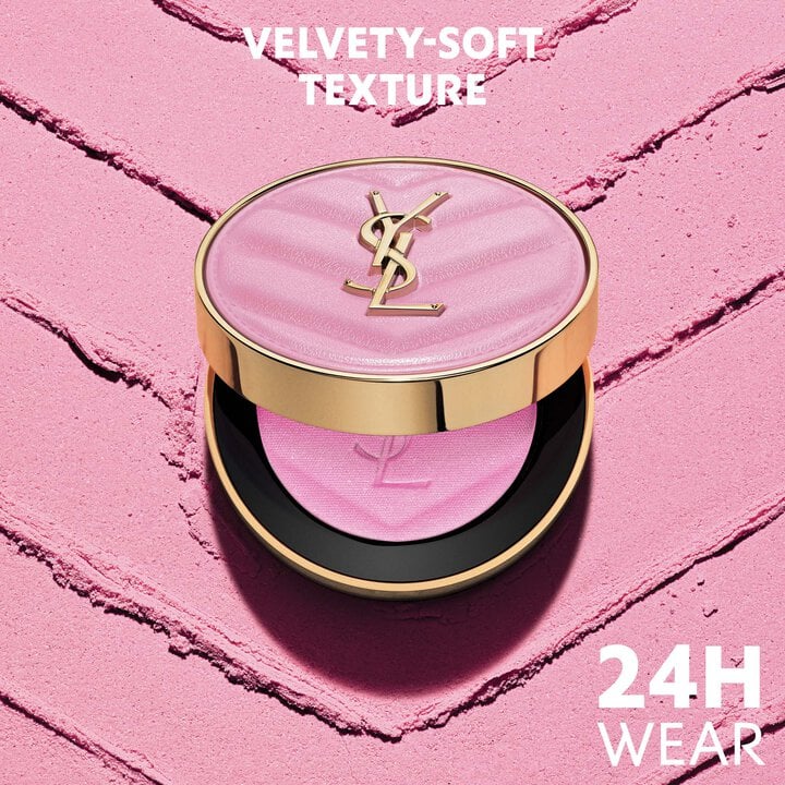 YVES SAINT LAURENT MAKE ME BLUSH 24 H BUILDABLE BLUSH (baby doll pink)