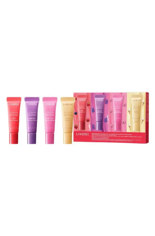 LANEIGE MINI LIP GLOWY BALM SET OF 4 PIECES