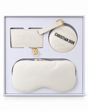 Christian Dior Luxury White Travel Essentials 3-Piece Gift Set