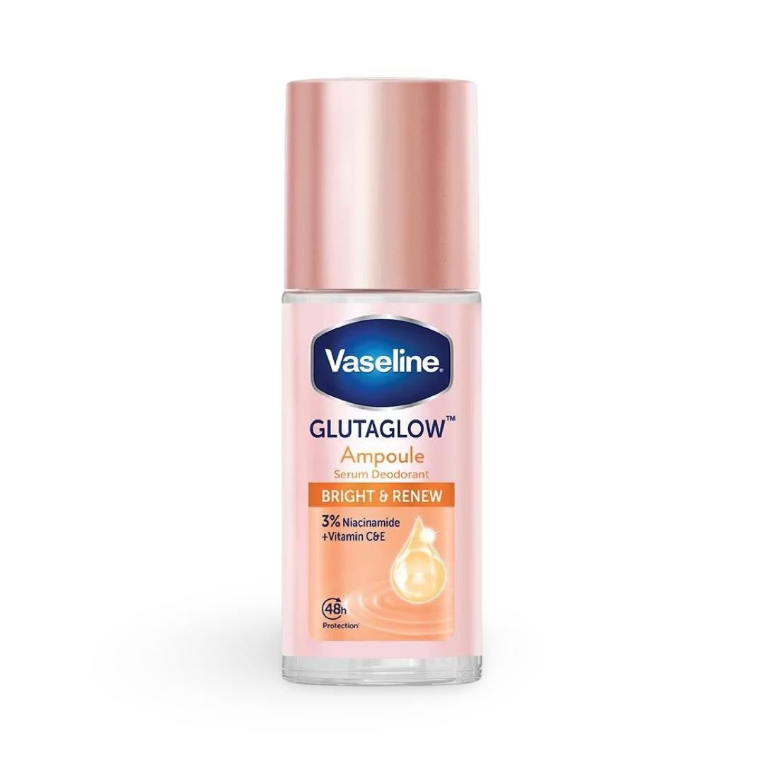 VASELINE GLUTAGLOW AMPOULE ULTRA  BRIGHT AMPOULE SERUM DEODORANT (3% NIACINIMIDE + VITAMIN C&E)