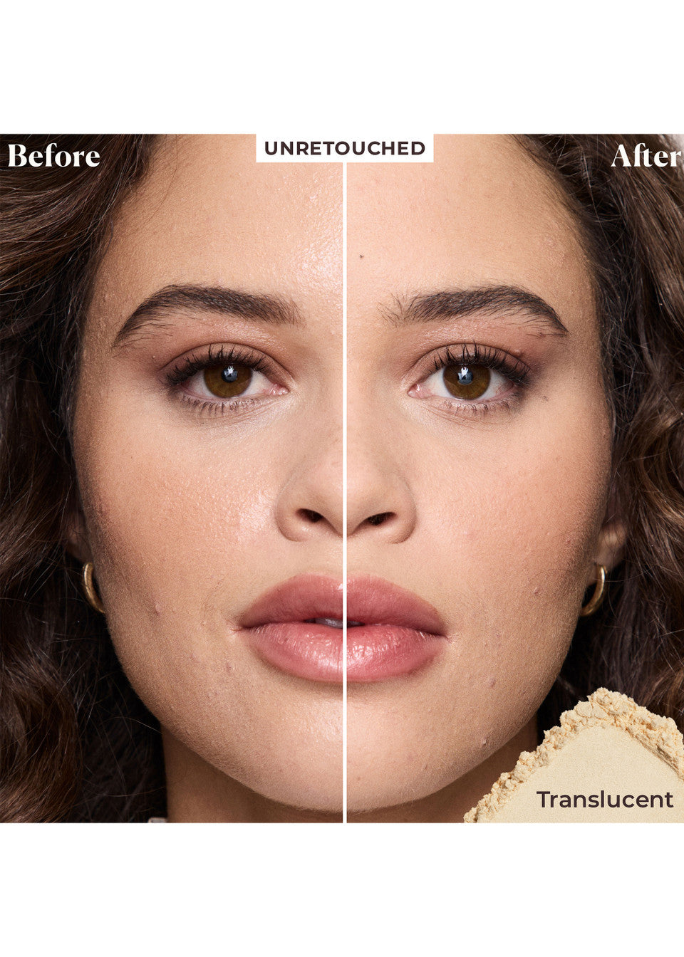 LAURA MERCIER SETTING POWDER + ROND PUFF (ULTRA-BLUR TRANSLUCENT)