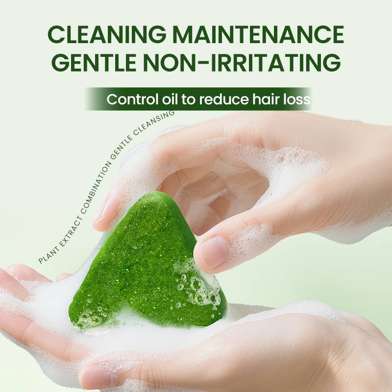 GREENLEM GRASS BLACK HAIR NOURISHING SHAMPOO SOAP